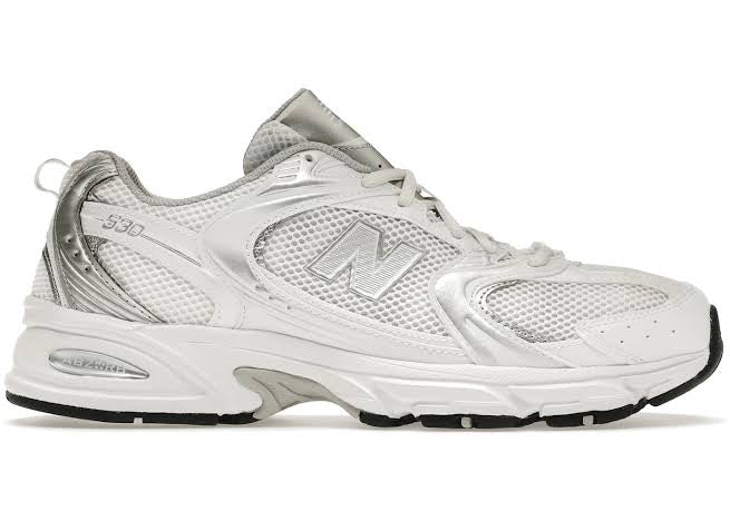 Classic White Mesh Synthetic Lifestyle Sneakers