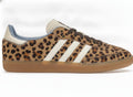 Low-Top Pony Hair Leopard Print Casual Sneakers