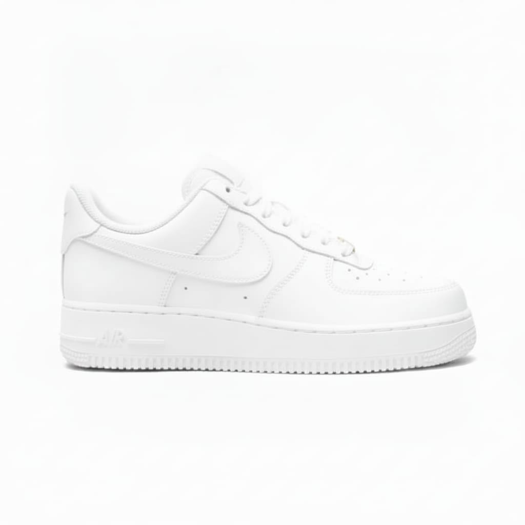 Classic Design Lifestyle Sneakers - White, Black & Gold