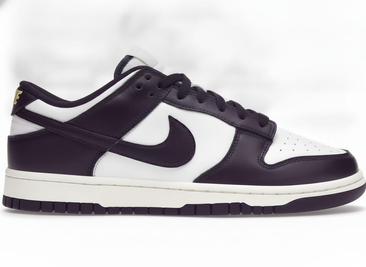 Lifestyle Sneakers - Chenille Accents - Sail & Purple