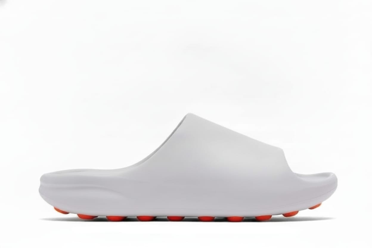 Soft Foam Recovery Slides - Light Smoke Grey