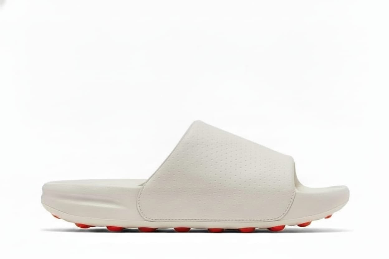 Contoured Comfort Slides - Light Bone