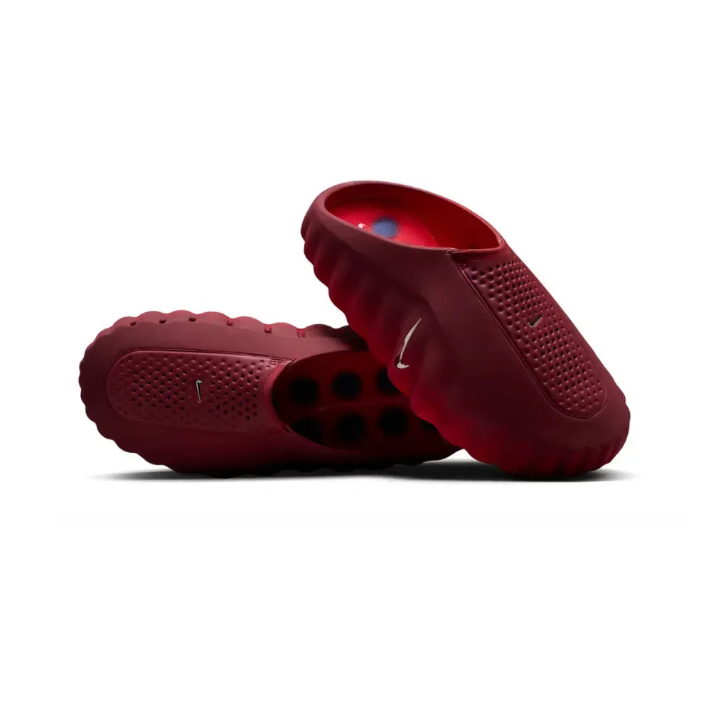 Vibrant Red Contoured Foam Recovery Slides