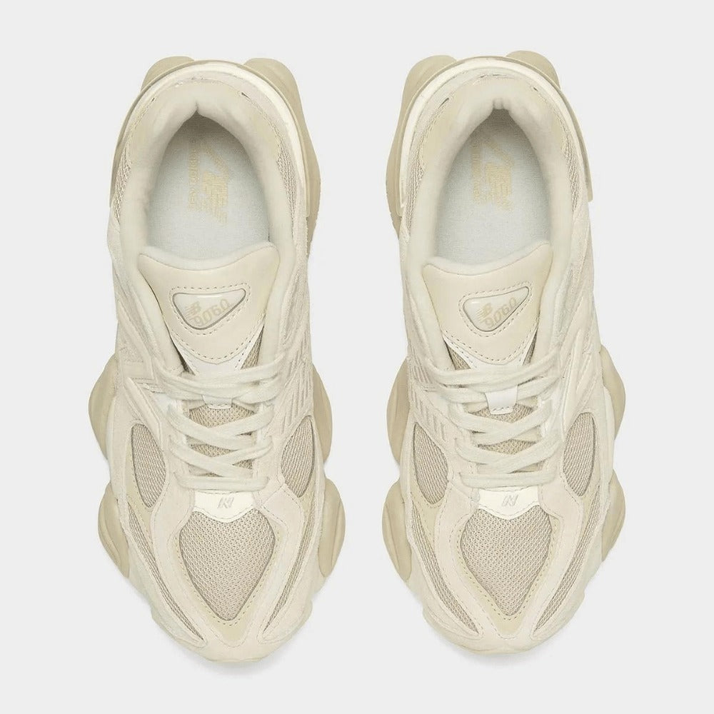 Beige Mesh Suede Lifestyle Sneakers