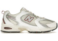 White and Red Retro Lifestyle Sneakers