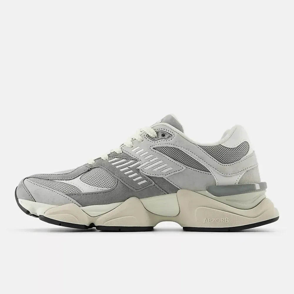 Slate Grey Mesh Suede Casual Shoes