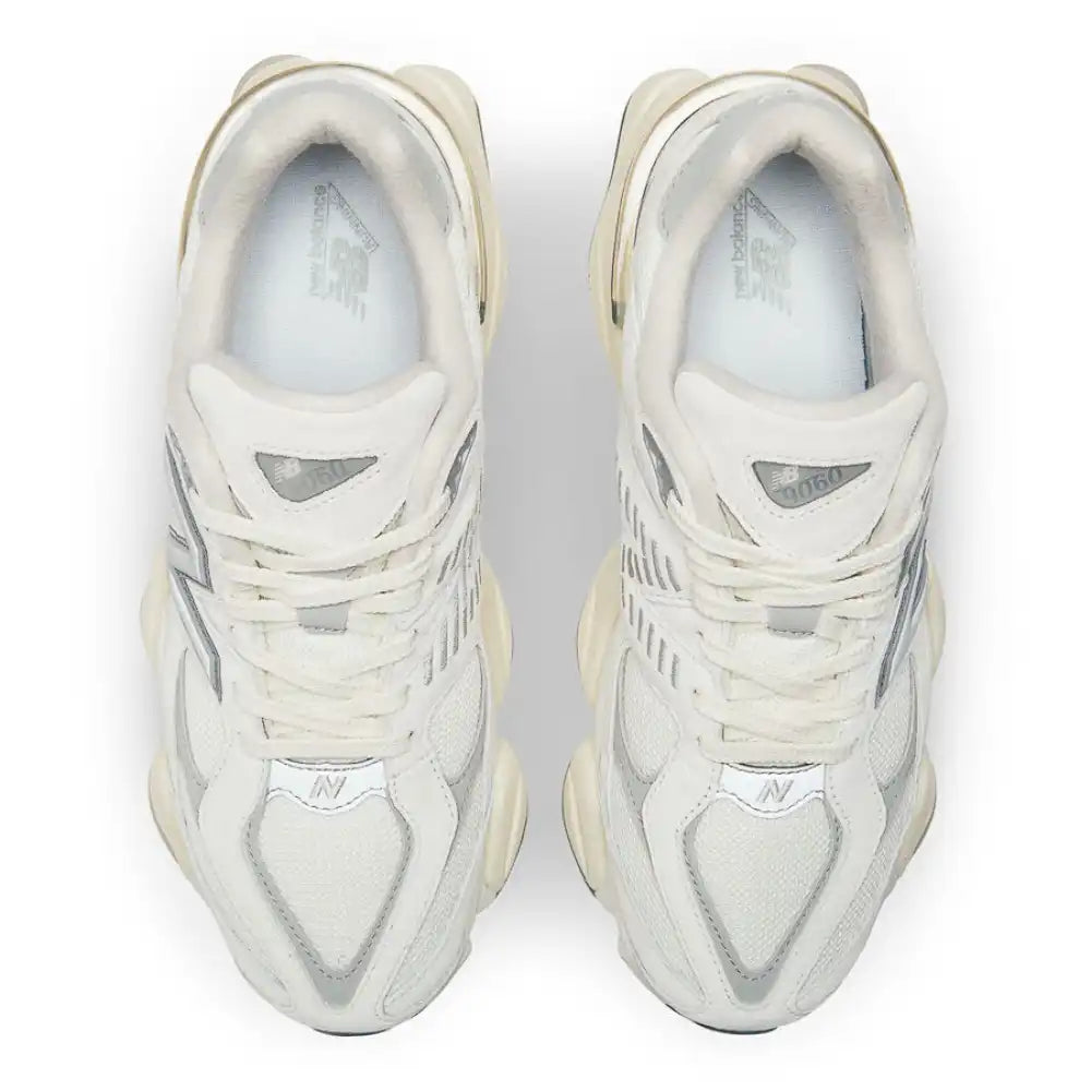 Classic White Mesh Suede Lifestyle Sneakers