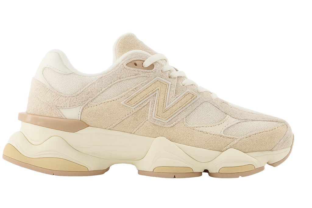 Neutral Tone Mesh Suede Lifestyle Shoes