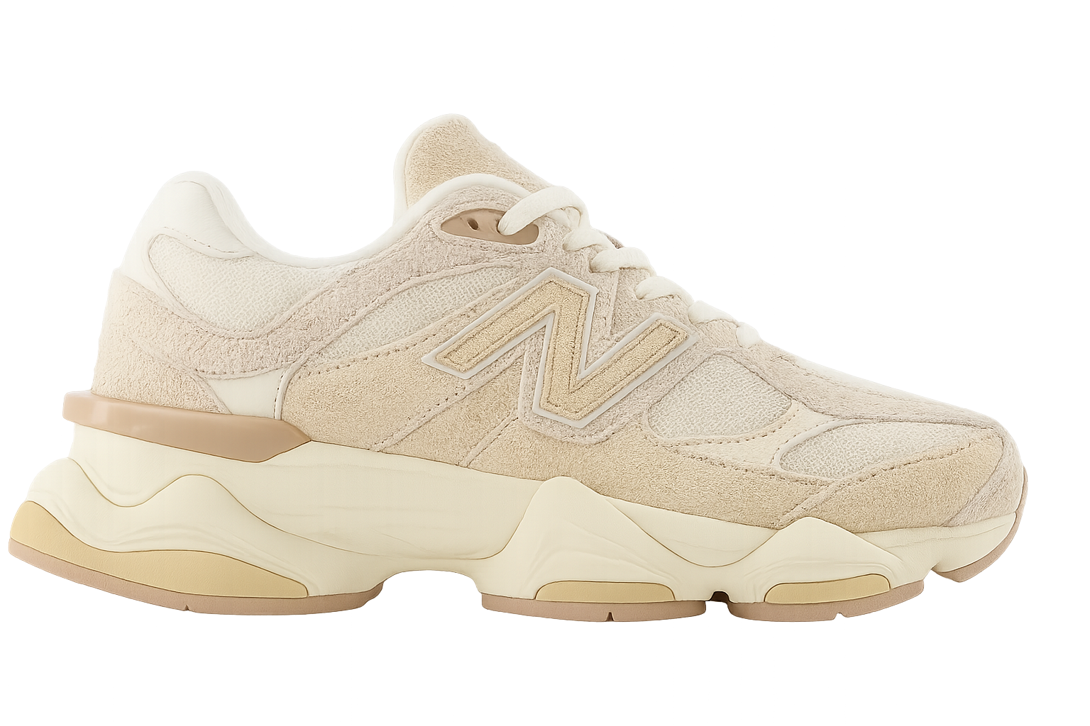 Neutral Tone Mesh Suede Lifestyle Shoes