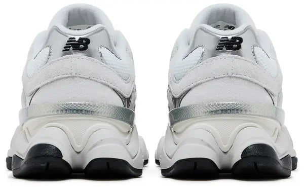White Black Silver Mesh Suede Lifestyle Footwear