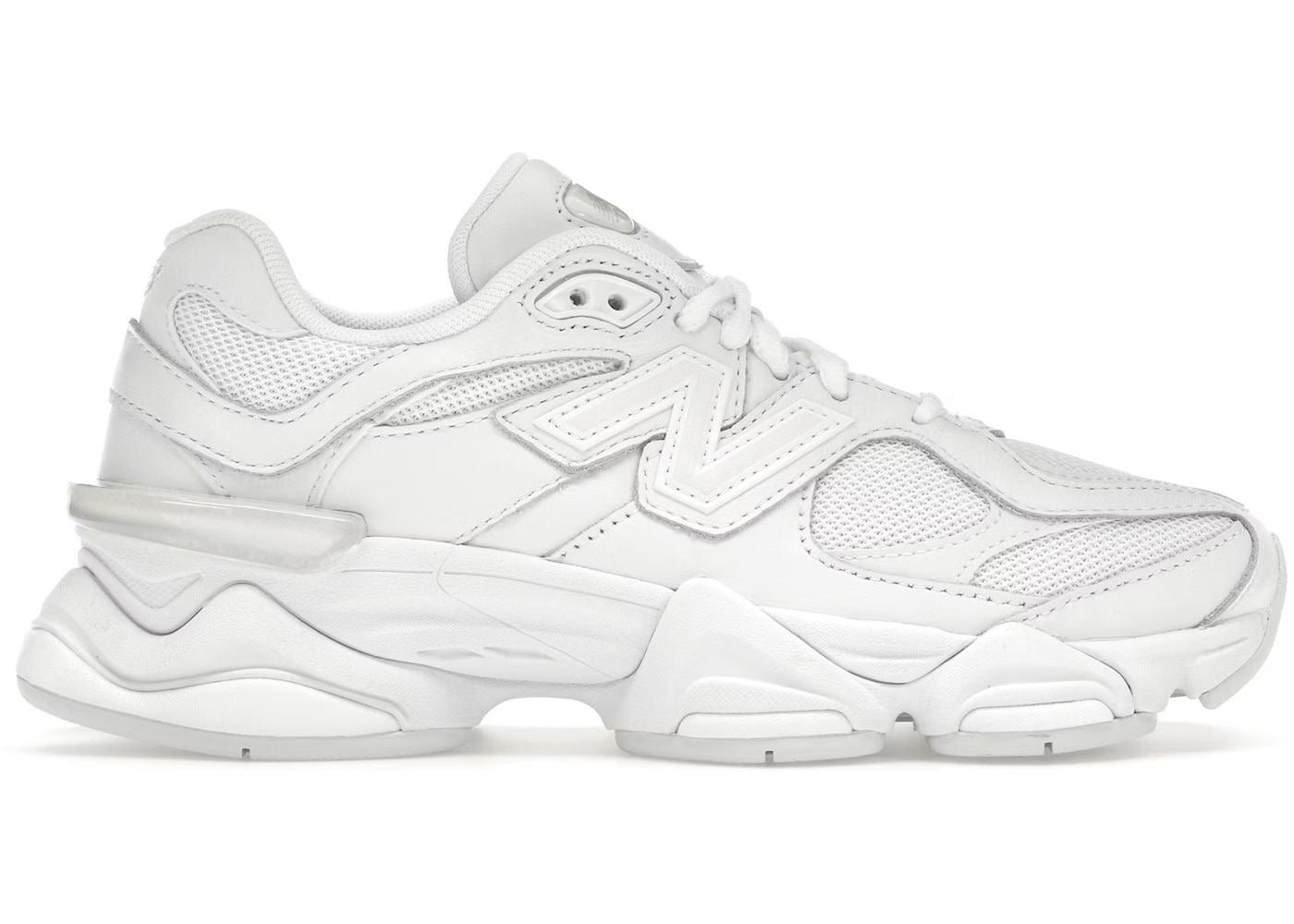 All White Mesh Suede Casual Footwear