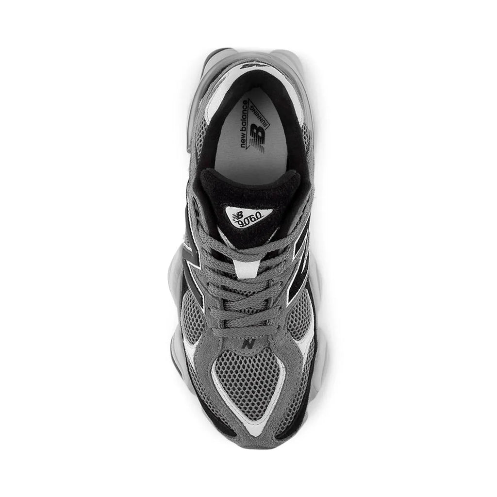 Modern Black Gray Suede Mesh Lifestyle Sneakers