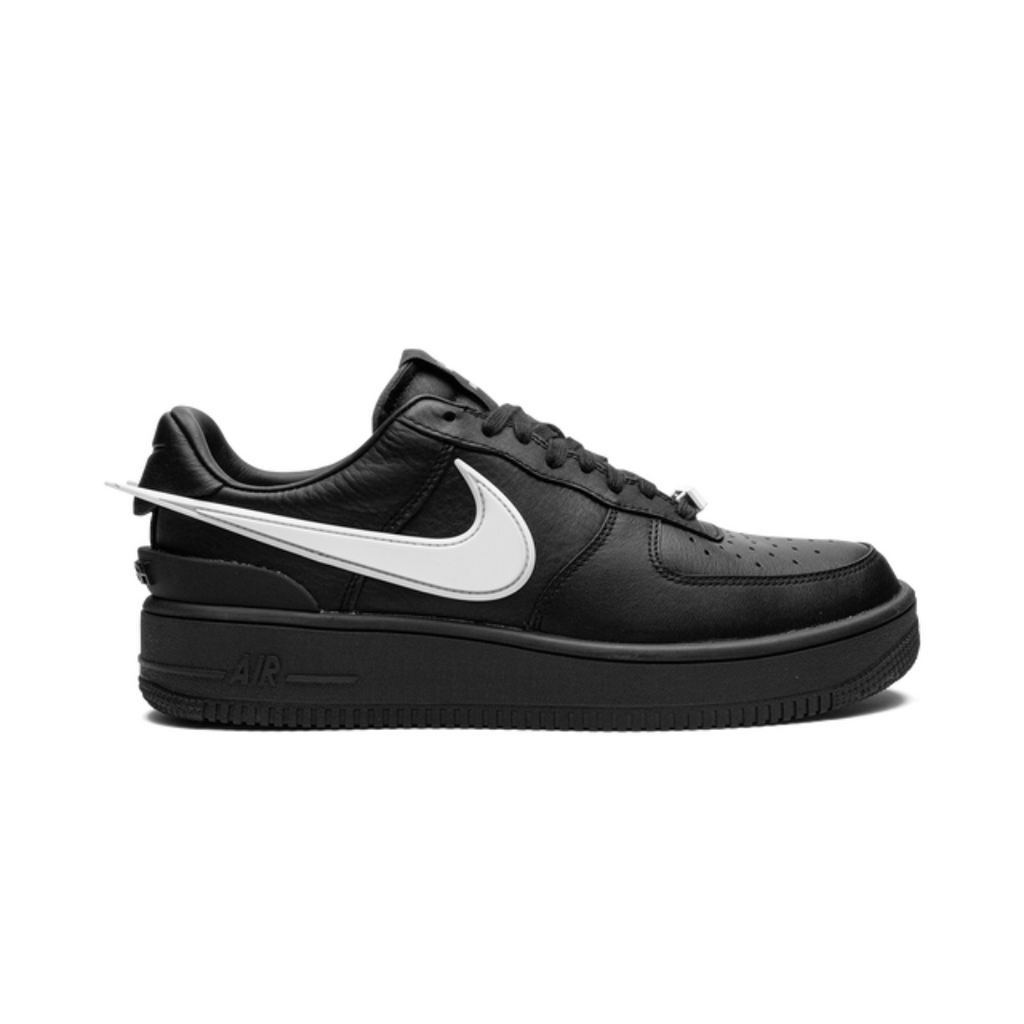 Classic Black Leather Low-Top Lifestyle Sneaker