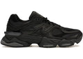 Triple Black Leather Mesh Lifestyle Sneakers