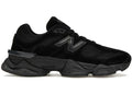 Triple Black Layered Mesh Suede Sneakers