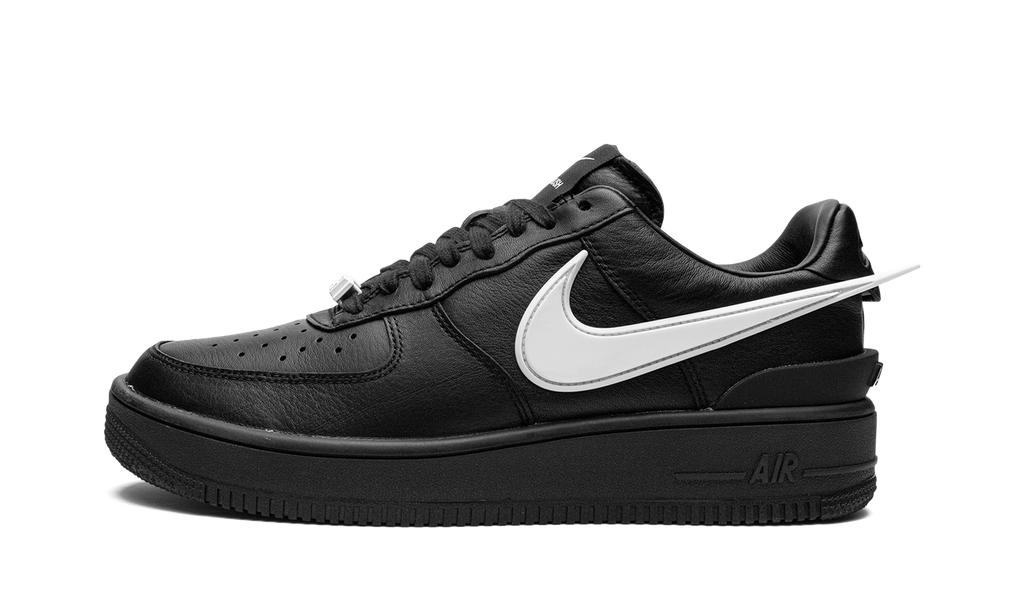 Classic Black Leather Low-Top Lifestyle Sneaker
